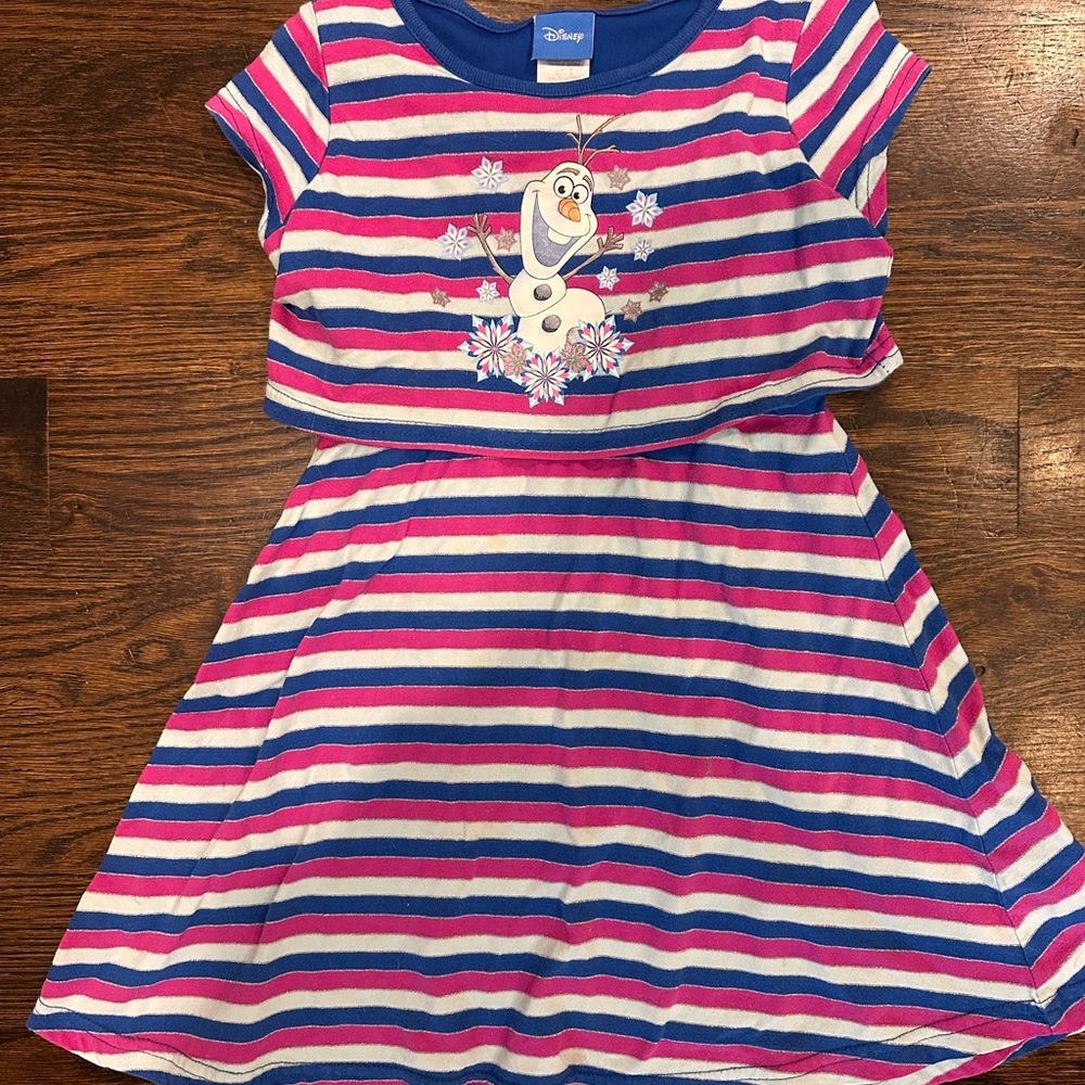 Disney Frozen Olaf Dress 5T